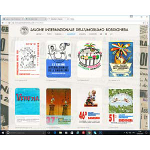 	Salone Bordighera: sito web, manifesti	